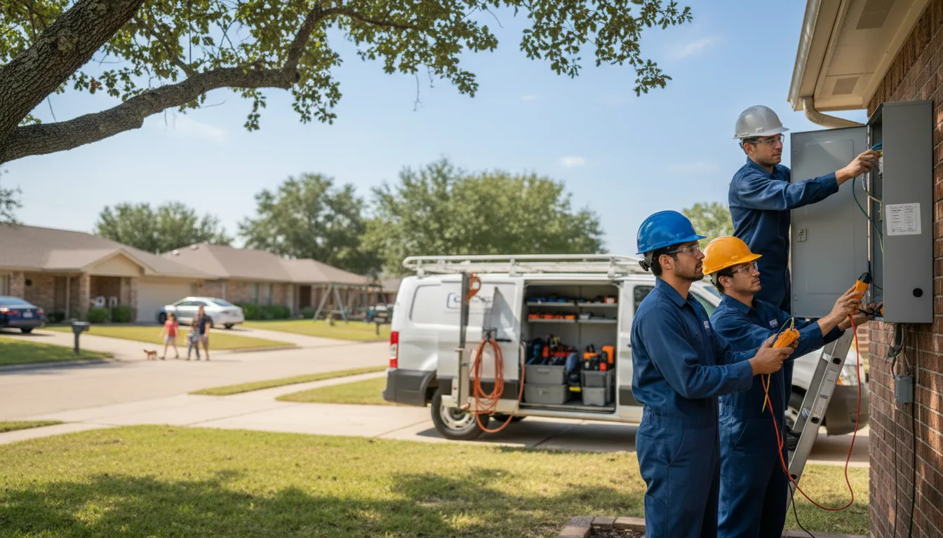 Certified electrician providing emergency electrical services in Cusseta, AL